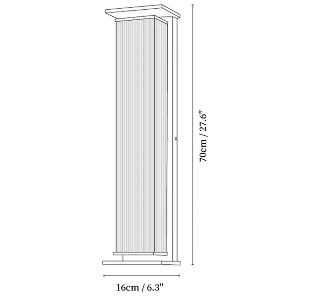 Modern Rectangular Box Outdoor Wall Lamp