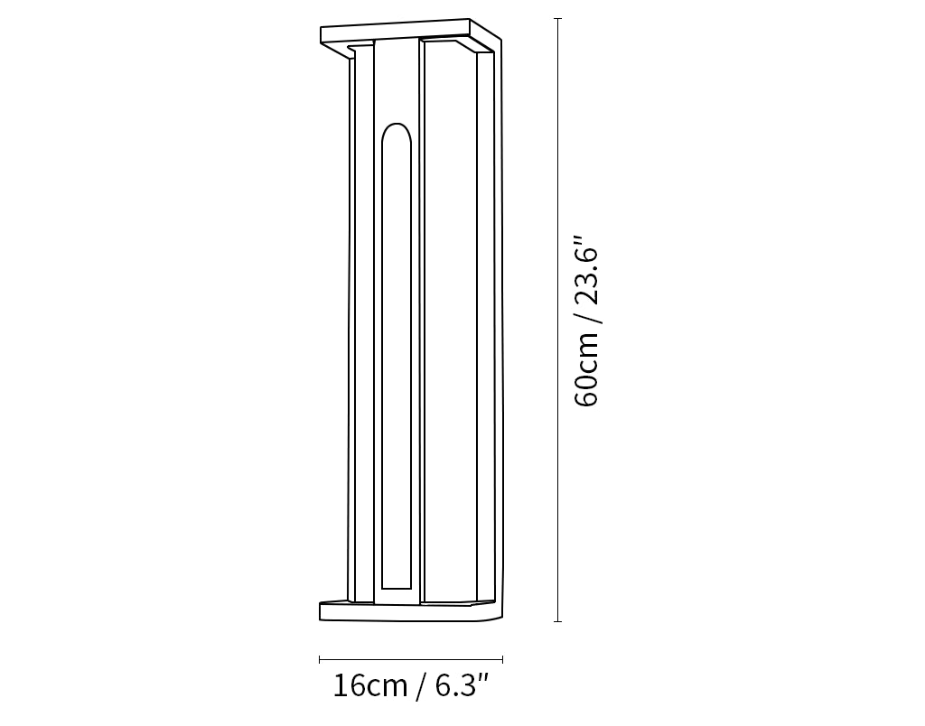 Modern Bellamy Flair Outdoor Wall Lamp