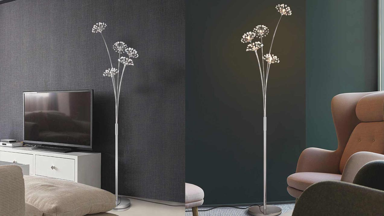 Paardenbloem vloerlamp